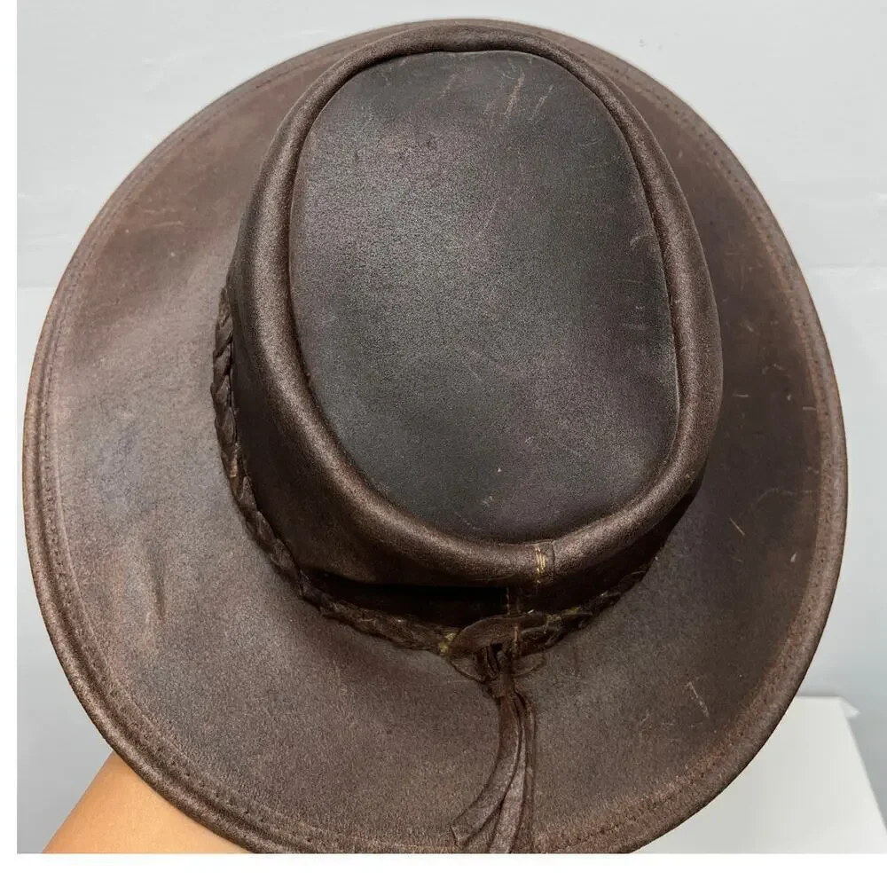 Minnetonka Unisex Brown The Fold Up Hat / Size- Large